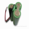 9.6V NiMH Battery Pack with Super Capacity of 1,500mAh for R/C Products